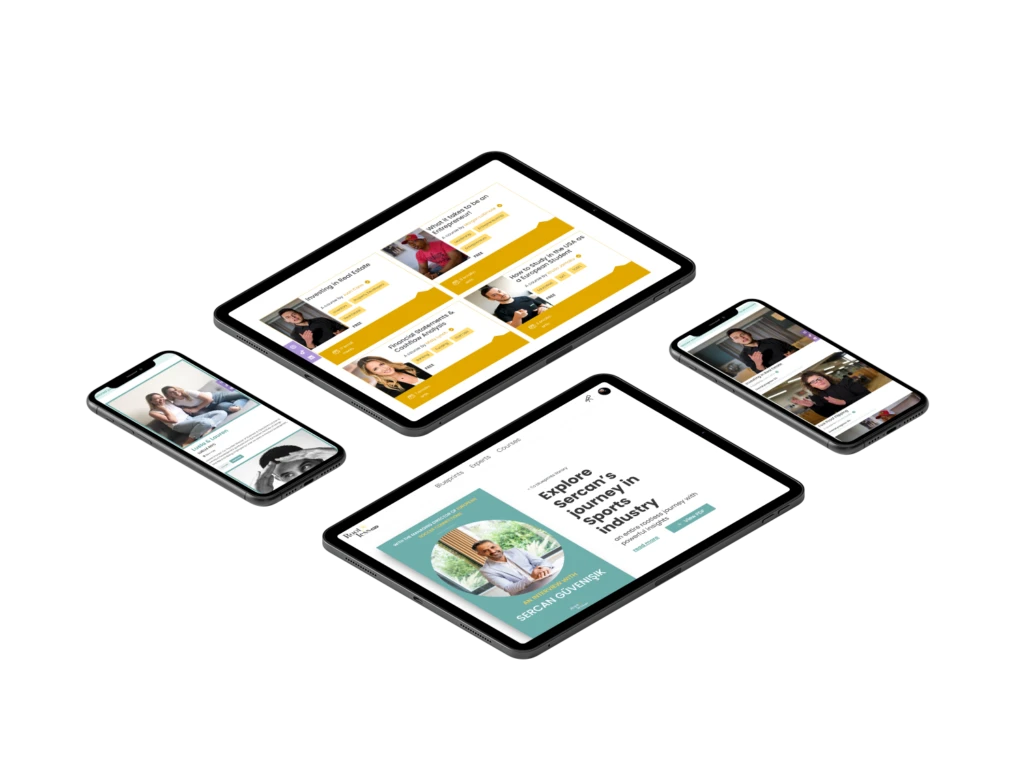 Rootless Mobile App Website Design
