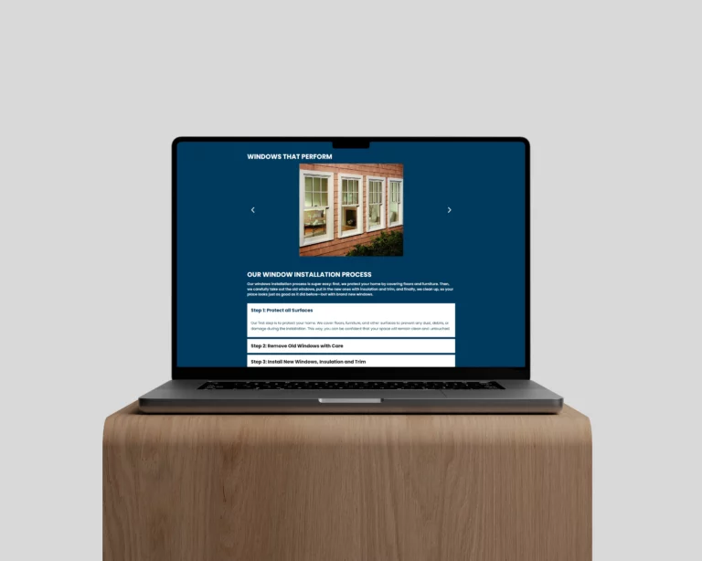 Boston Doors and Windows Website mockup 3