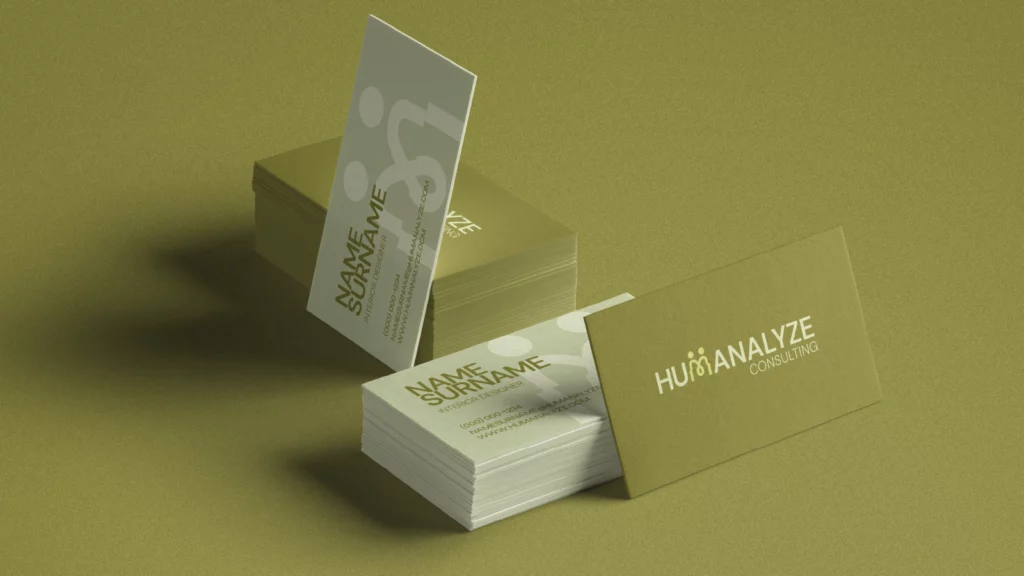 Humanalyze Consulting Business Card created by The Best Logo Design Agency in Boston
